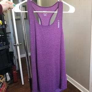 Purple Reebok racerback tank